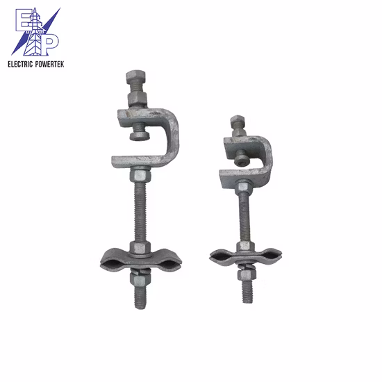 Cable eléctrico personalizado ADSS/Opgw montaje de abrazadera de plomo para poste y torre