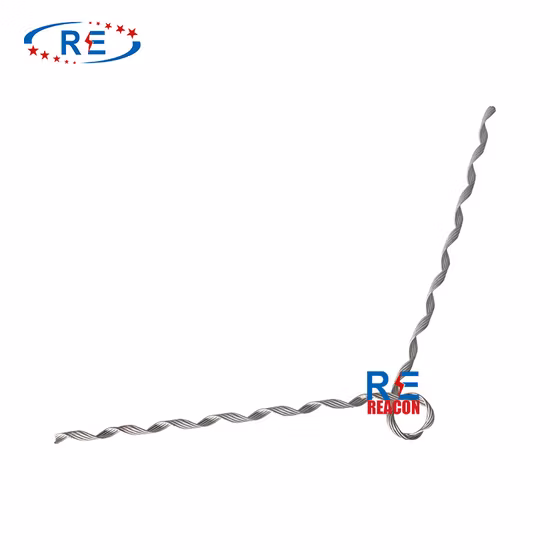 Abrazadera de tensión de suspensión de acero galvanizado en caliente, apretones de alambre preformados, agarre tipo callejón sin salida para cable ADSS