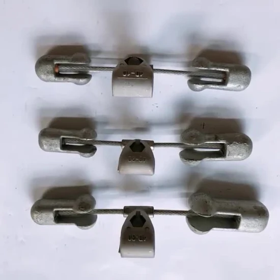 Los accesorios de energía eléctrica Fd/Fr galvanizan amortiguadores de vibración de cable en espiral amortiguadores espaciadores de tipo combinado